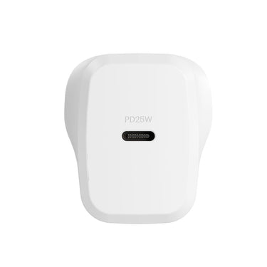 Cygnett PowerPlus 25W USB-C PD Fast Wall Charger for iPhone,Samsung - White